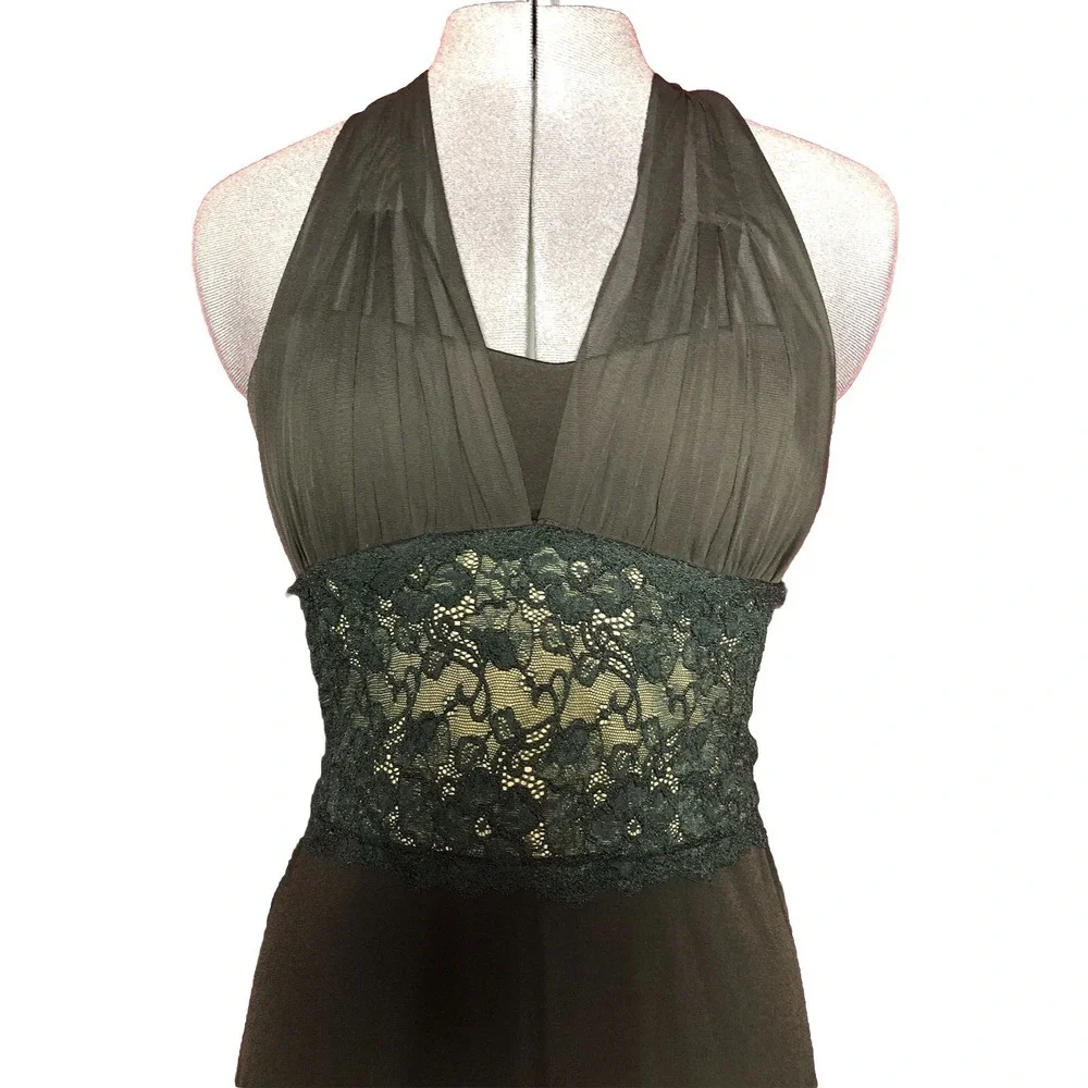 Vintage Y2K Dress City Triangles Halter Prom Fairy Whimsigoth Dreamy S - Picture 2 of 12